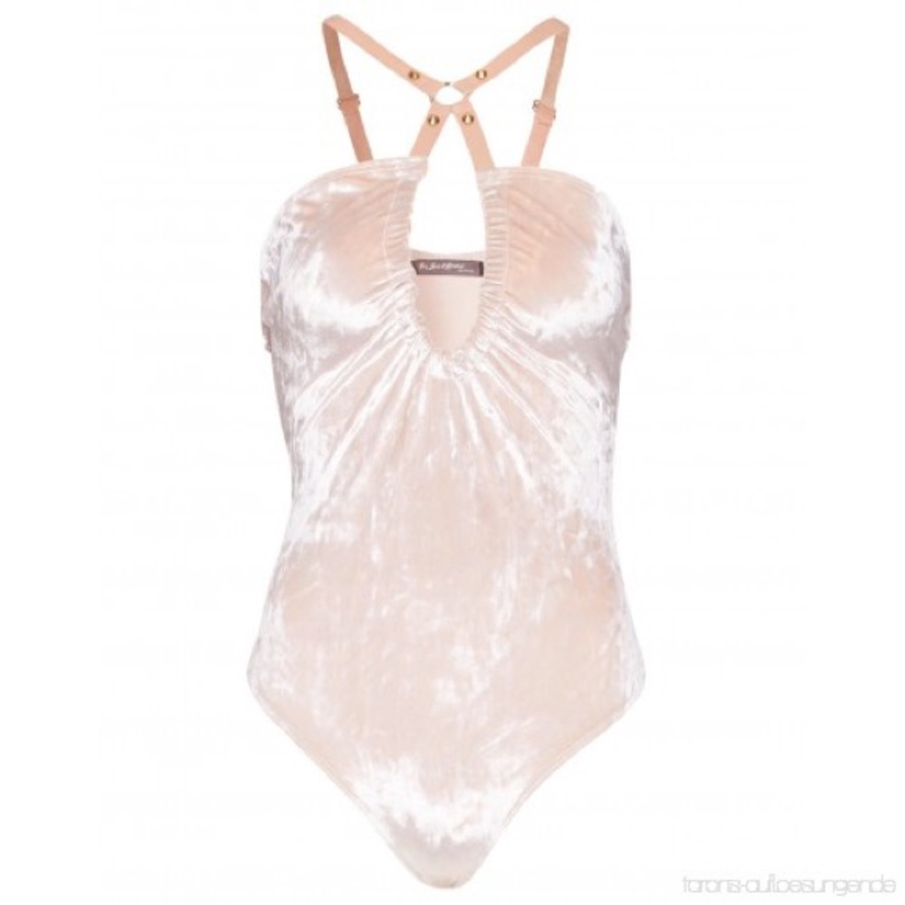 FOR LOVE & LEMONS LULA VELVET LEOTARD